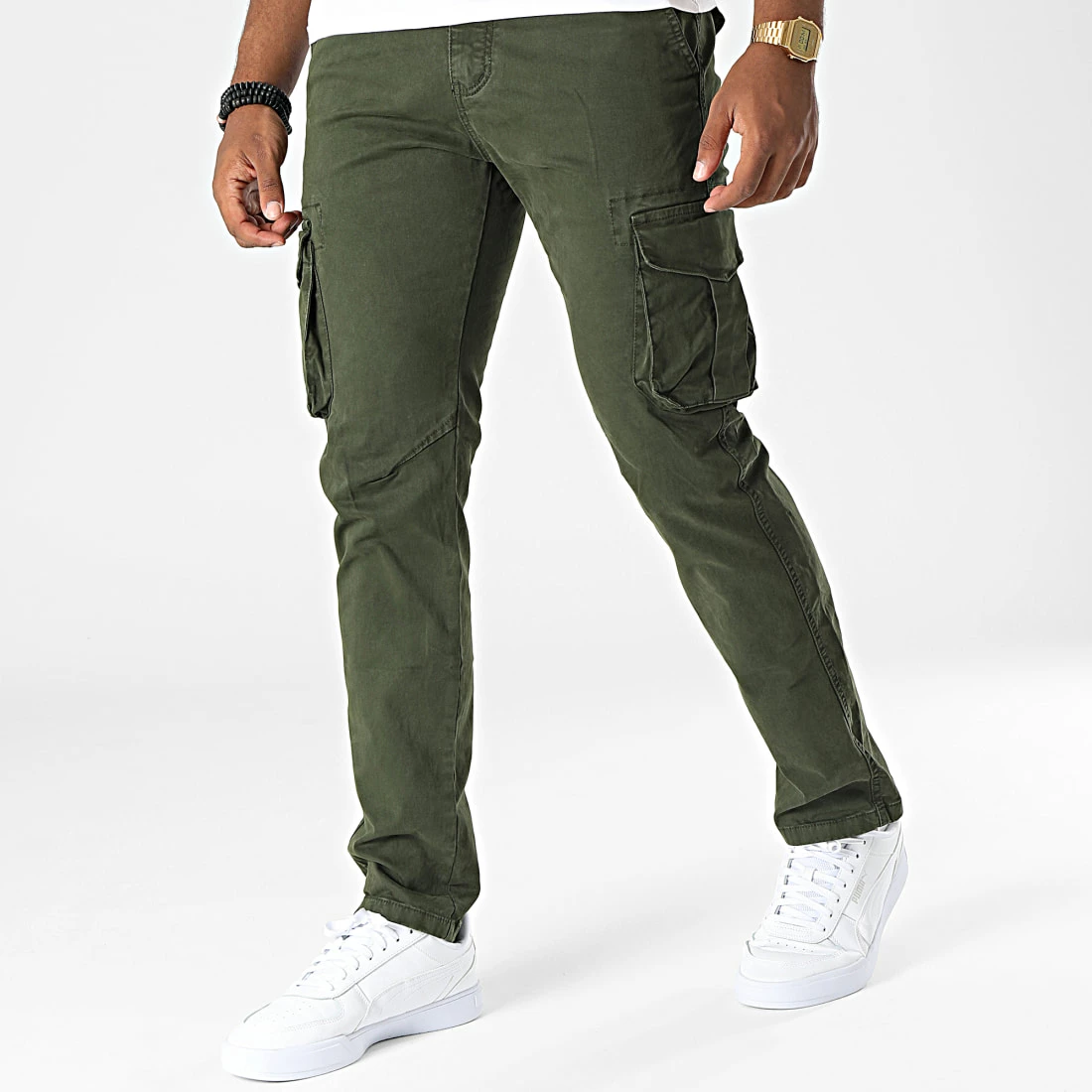 Offres 😍 Pantalon Cargo F-1590 Vert Kaki de MTX 🔥