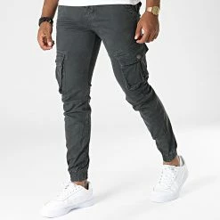 Meilleure vente 👍 Pantalon Cargo JM5502 Gris Anthracite de MTX 😀