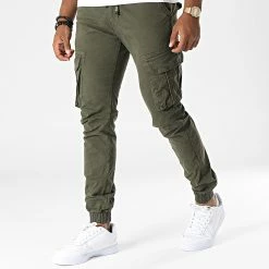 Bon marché 💯 Pantalon Cargo JM5507 Vert Kaki de MTX 👏