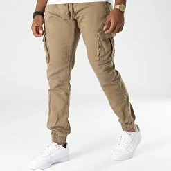 Acheter ⌛ Pantalon Cargo YX-7109 Beige Foncé de MTX 👍