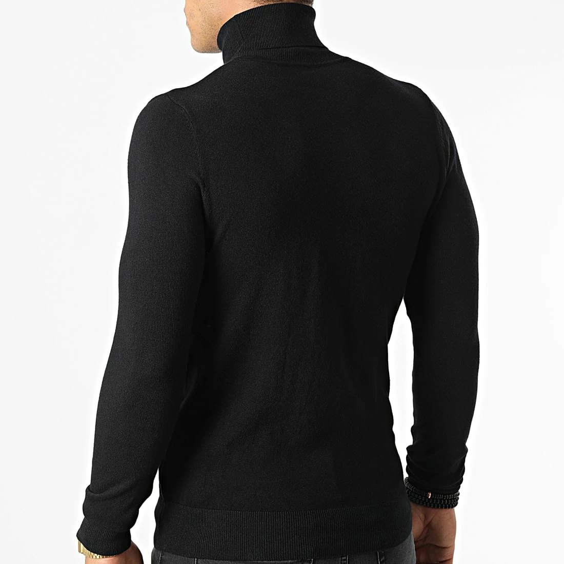 Vente flash đ Pull Col Roulé S2002 Noir de MTX â â Image 4