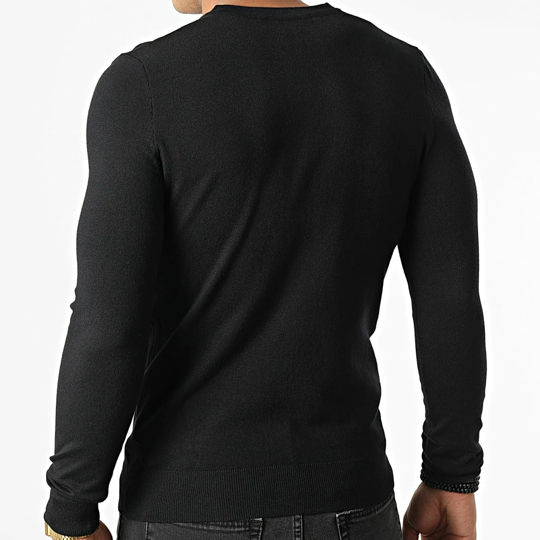 Nouveau ❤️ Pull Col V S2005 Noir de MTX 😀 – Image 4