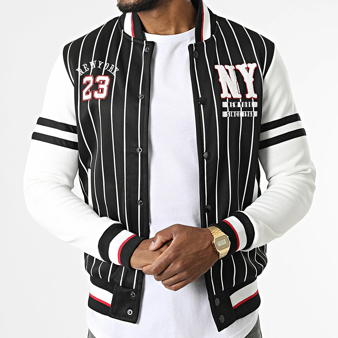 Le moins cher 👏 Veste W-2659 Noir Blanc de MTX 🌟 – Image 3