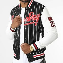 Top 10 💯 Veste A Rayures W-2957 Noir Blanc de MTX ✔️