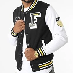 Les meilleures critiques de 👍 Veste Teddy 235 Noir Blanc de MTX ✔️