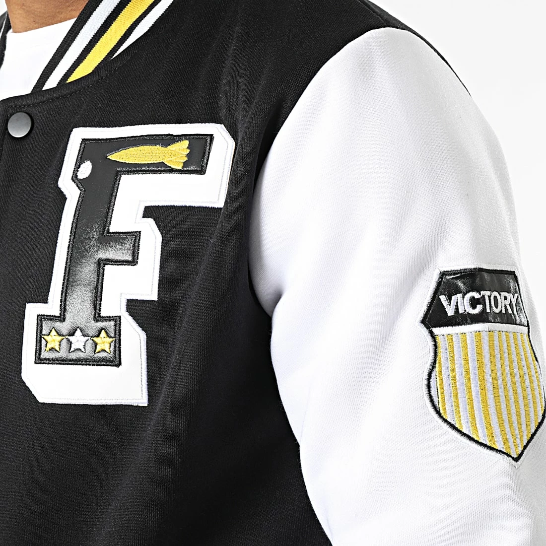 Les meilleures critiques de 👍 Veste Teddy 235 Noir Blanc de MTX ✔️ – Image 2