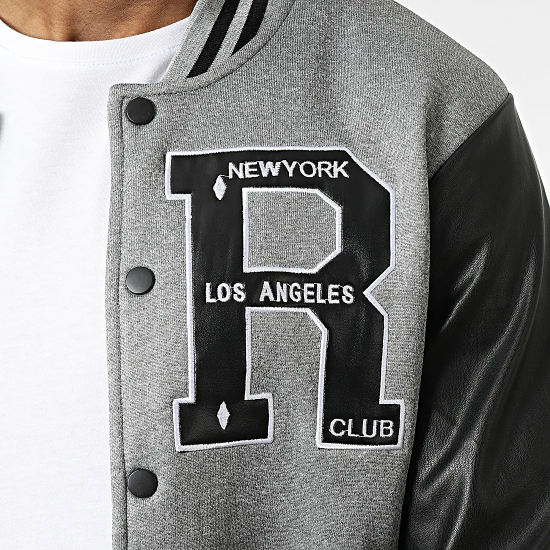 Meilleure vente 🧨 Veste Teddy 236 Gris Noir de MTX 🔥 – Image 2