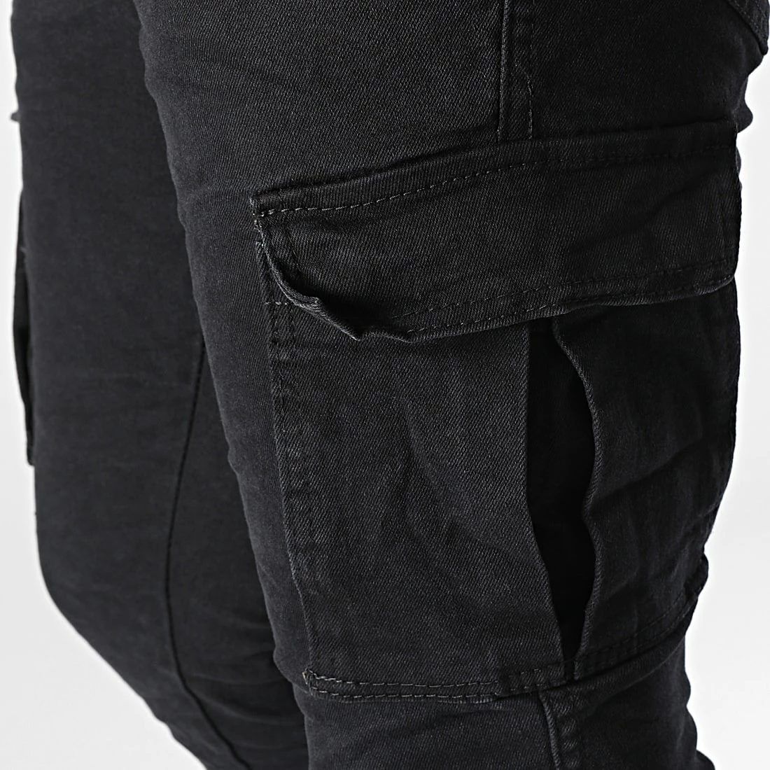 Le moins cher ⭐ Pantalon Cargo YX-155 Noir de MTX 🎁 – Image 2