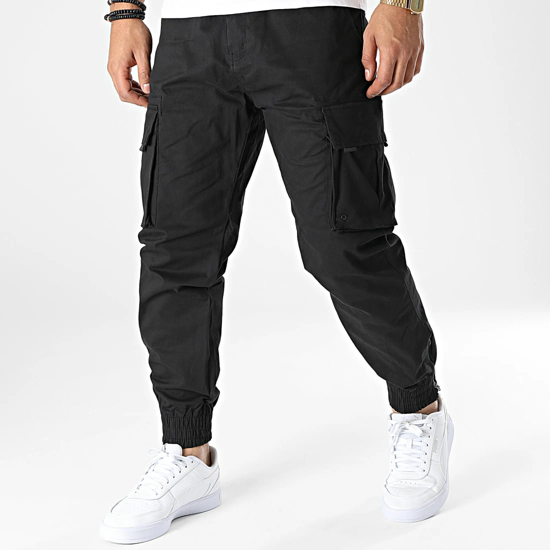 Bon marché 🛒 Pantalon Cargo 6019 Noir de MTX ✨