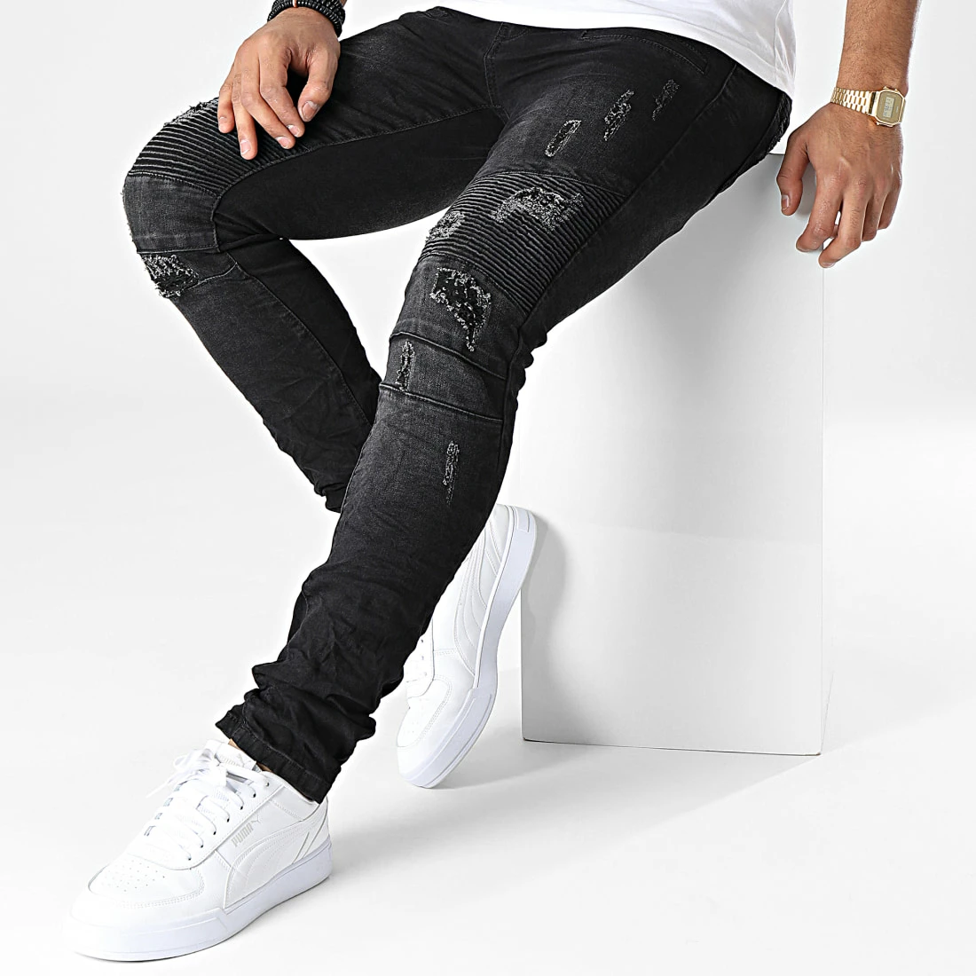Top 10 👏 Jean Skinny E7808 Noir de MTX 😍 – Image 3