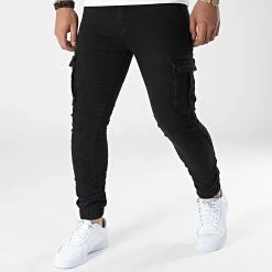 Meilleur prix ✔️ Pantalon Cargo YX-152 Noir de MTX 🛒