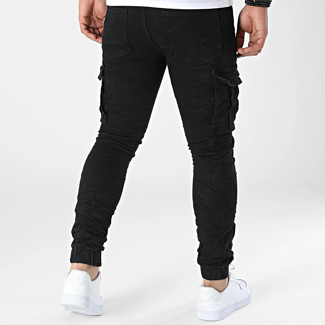 Meilleur prix ✔️ Pantalon Cargo YX-152 Noir de MTX 🛒 – Image 4