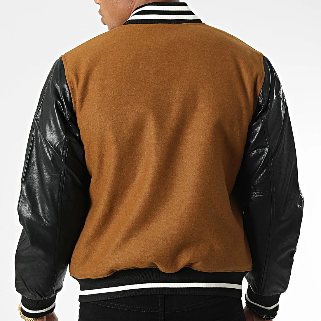 Budget đ Veste Teddy YT066 Camel Noir de MTX â â Image 4