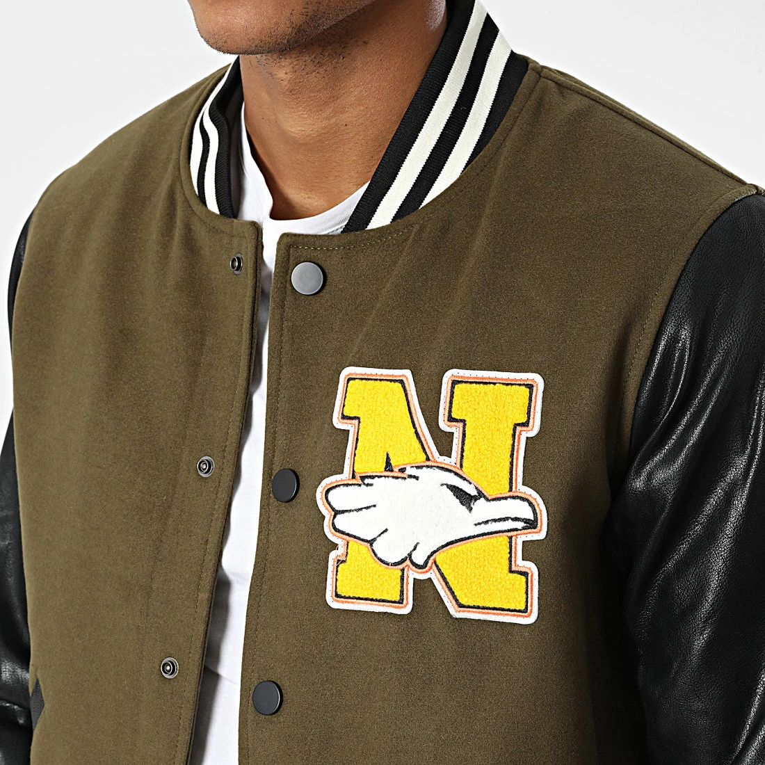 Budget đ„° Veste Teddy YT066NB Vert Kaki Noir de MTX âš â Image 2