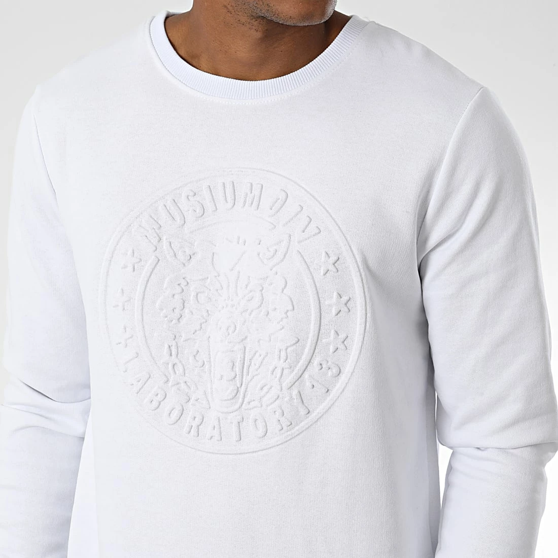 Acheter 💯 Sweat Crewneck 6605 Blanc de MTX ⭐ – Image 2