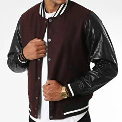 Offres 🧨 Veste Teddy YT066 Bordeaux de MTX 🤩