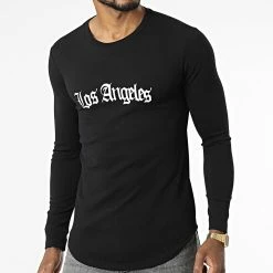 Coupon 🧨 Tee 👚 Shirt Manches Longues Oversize D7246 Noir de MTX 😀