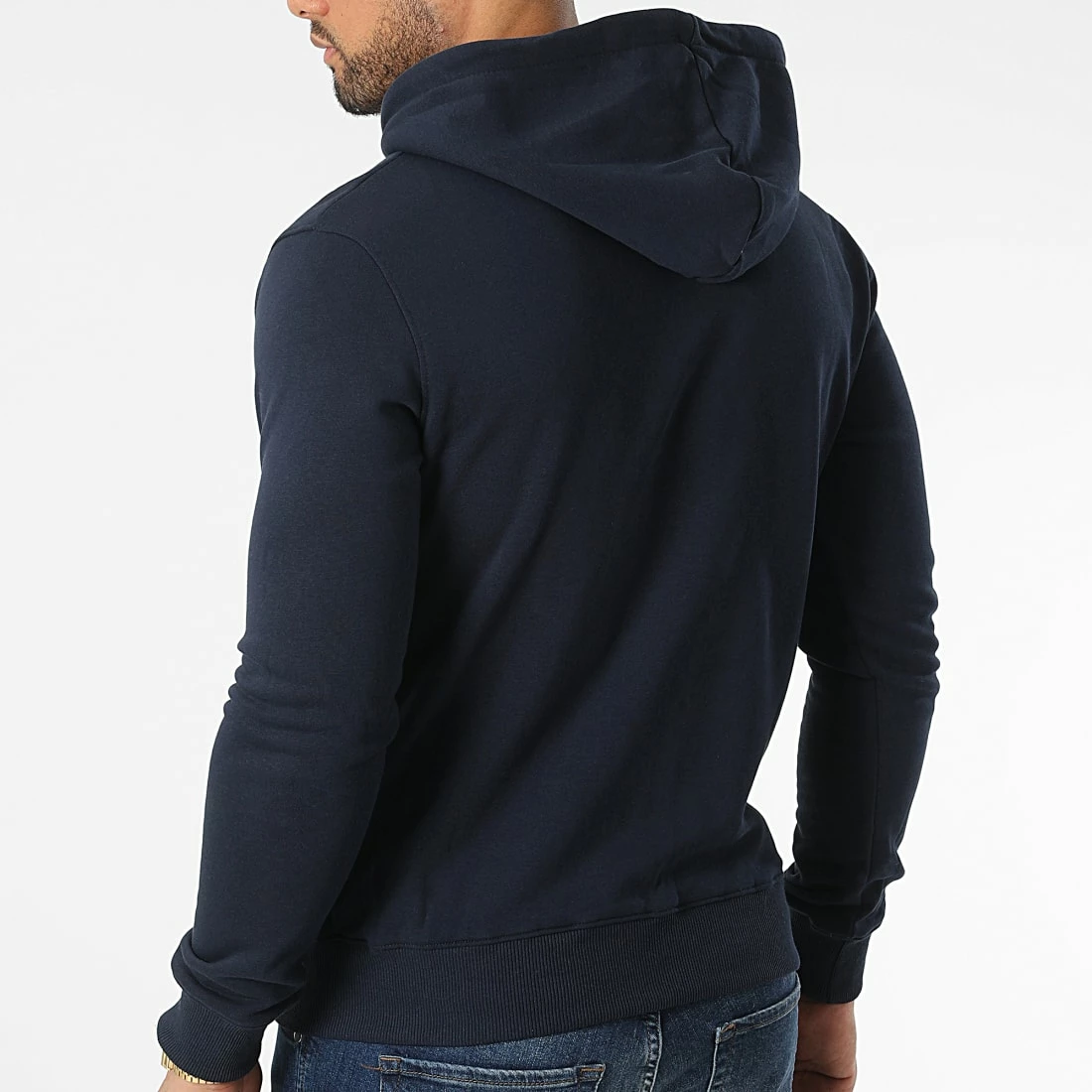 Offres 🤩 Sweat Zippé Capuche X3036 Bleu Marine de MTX ✔️ – Image 4