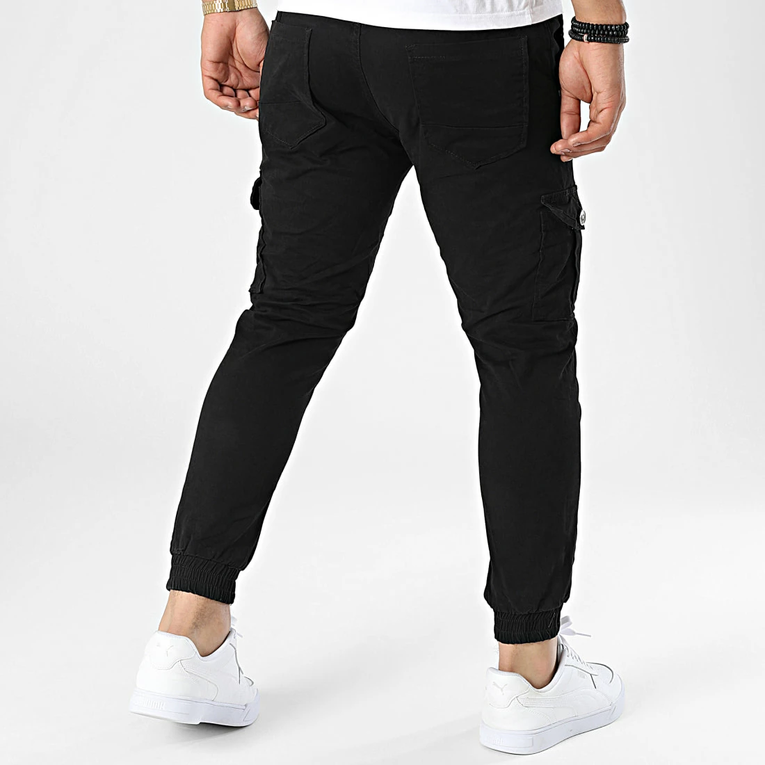 Vente flash 🎉 Pantalon Cargo E9611 Noir de MTX 🛒 – Image 4