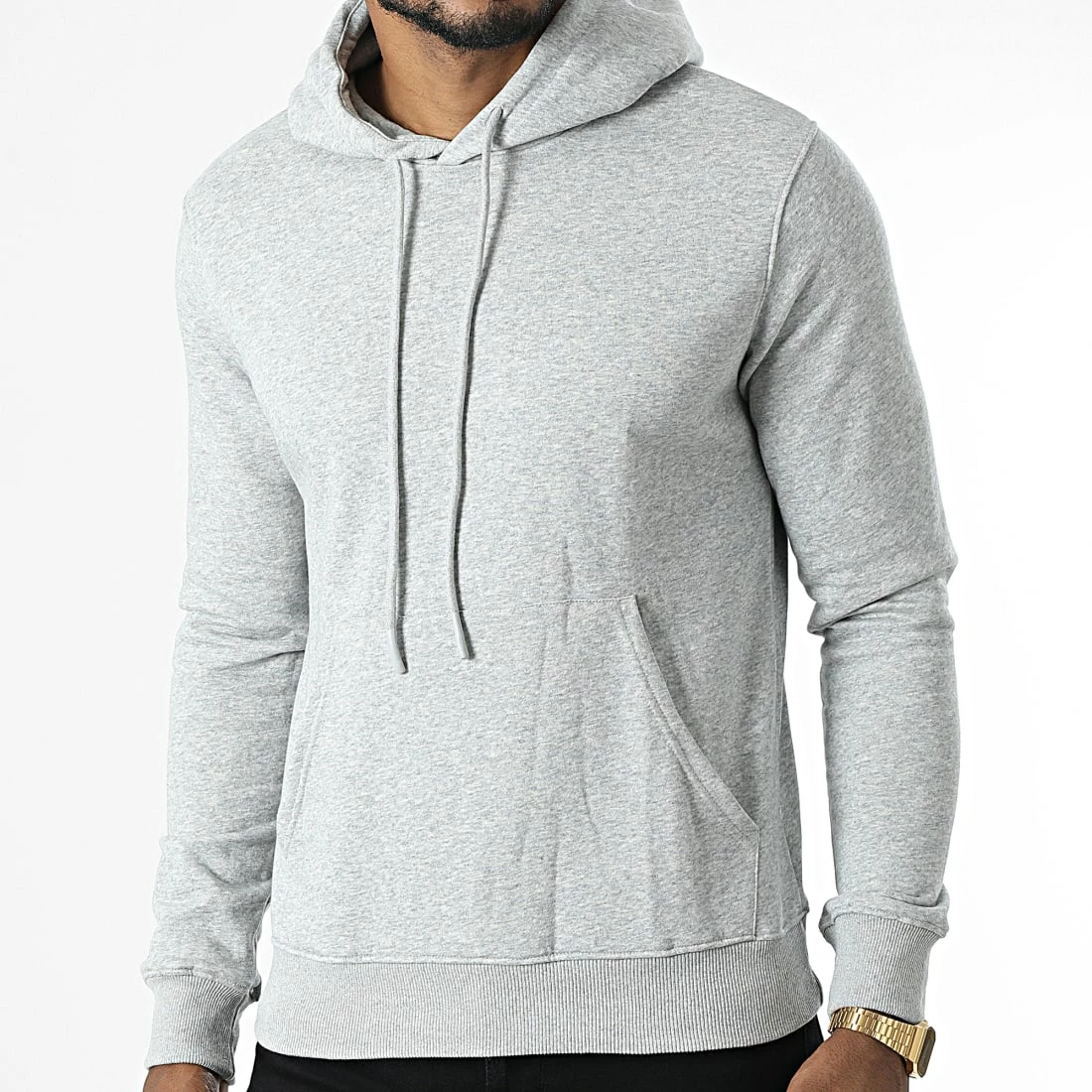Promo 👍 Sweat Capuche X3050 Gris Chiné de MTX ✔️
