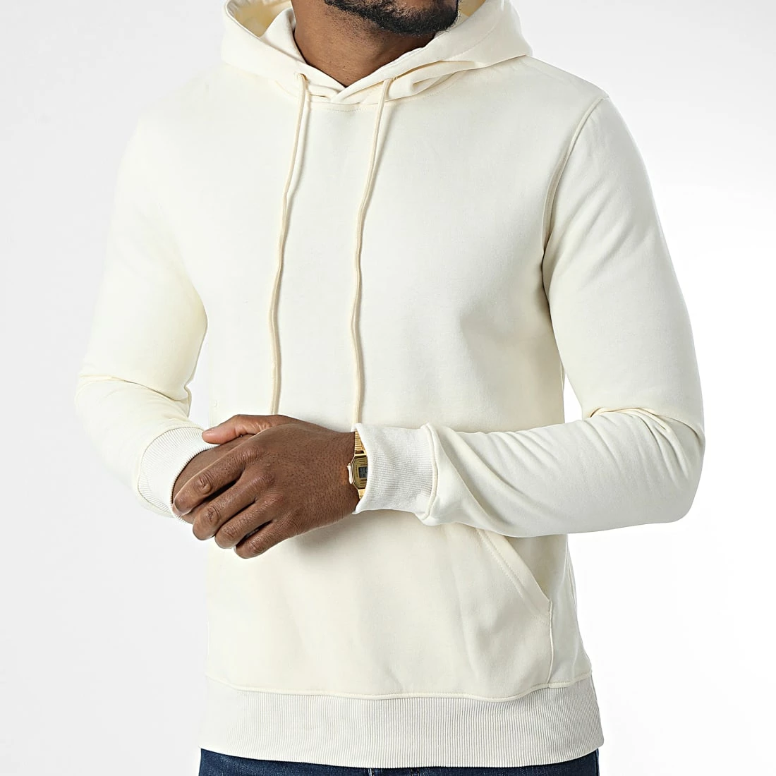 Sortie ✔️ Sweat Capuche X3050 Blanc Cassé de MTX 🔥 – Image 3