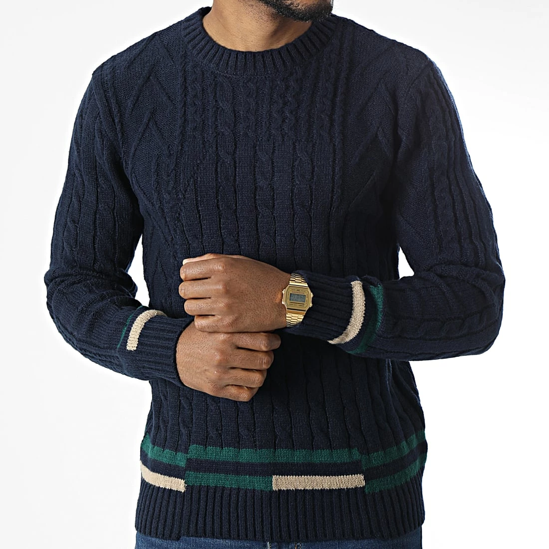 Meilleure affaire 👏 Pull S2009 Bleu Marine de MTX 🧨 – Image 3