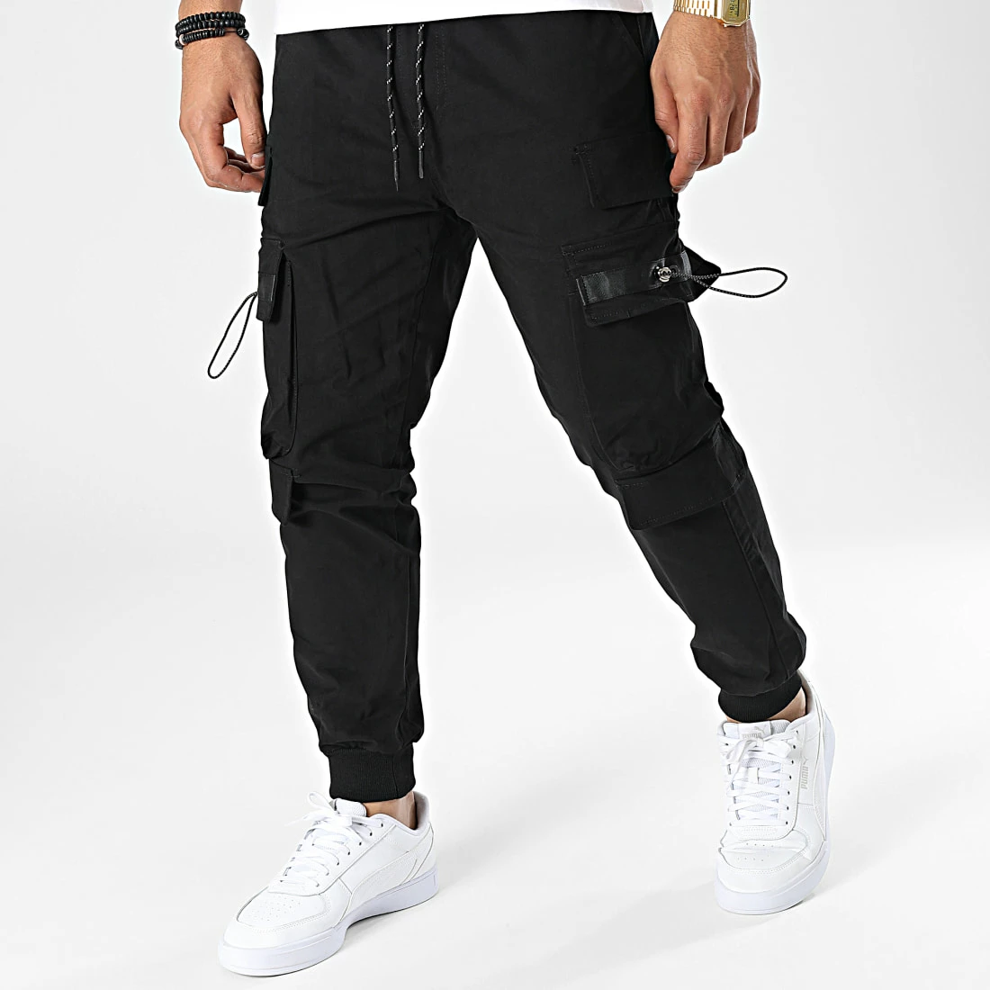 Top 10 ⌛ Pantalon Cargo HX-7820 Noir de MTX 🧨