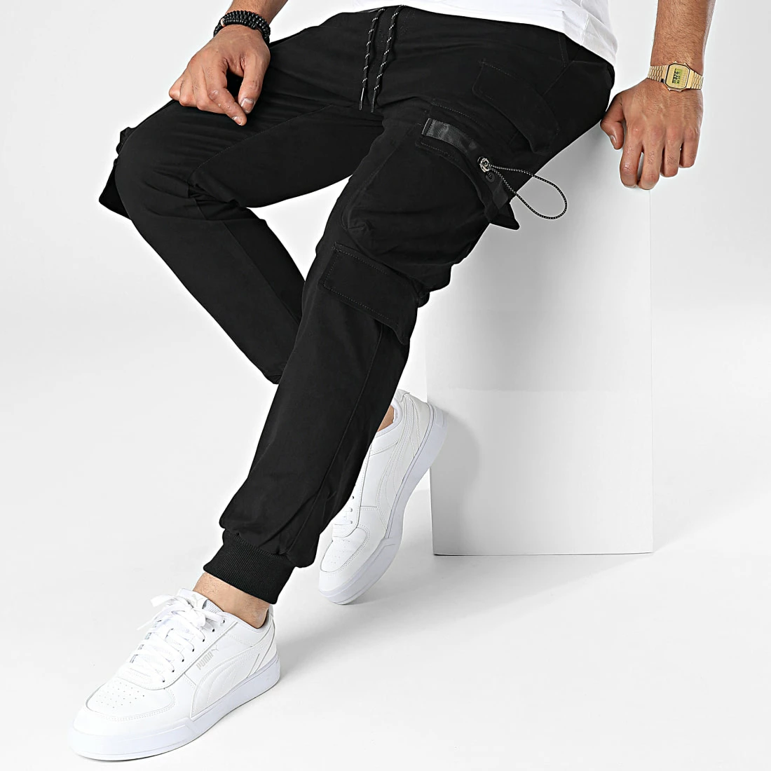 Top 10 ⌛ Pantalon Cargo HX-7820 Noir de MTX 🧨 – Image 3
