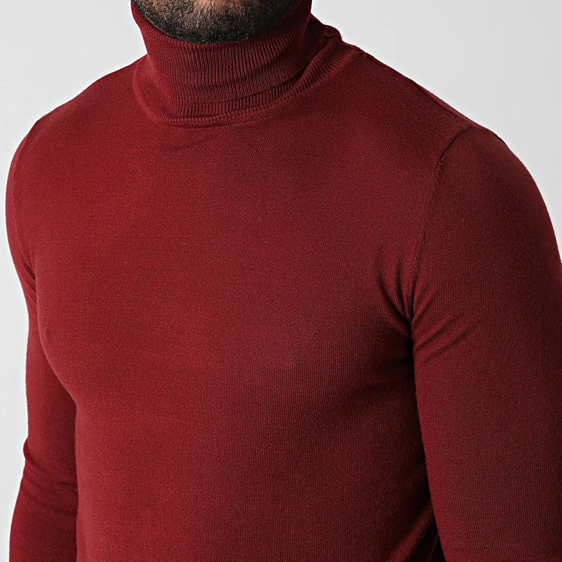 Grosses soldes 😀 Pull Col Roulé S2002 Bordeaux de MTX 🥰 – Image 2
