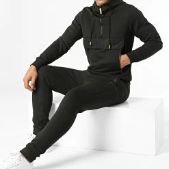 Acheter ✨ Ensemble De Survetement R-063 Noir de MTX ❤️