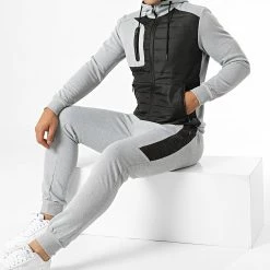 Tout neuf 👍 Ensemble De Survetement H-08 Gris Chiné de MTX 😀