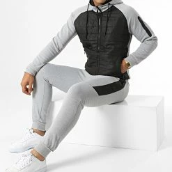 Le moins cher 🥰 Ensemble De Survetement H-01 Gris Chiné de MTX 🧨