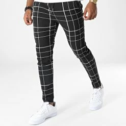 Vente flash 🔥 Pantalon A Carreaux 1371-2 Noir de MTX ❤️