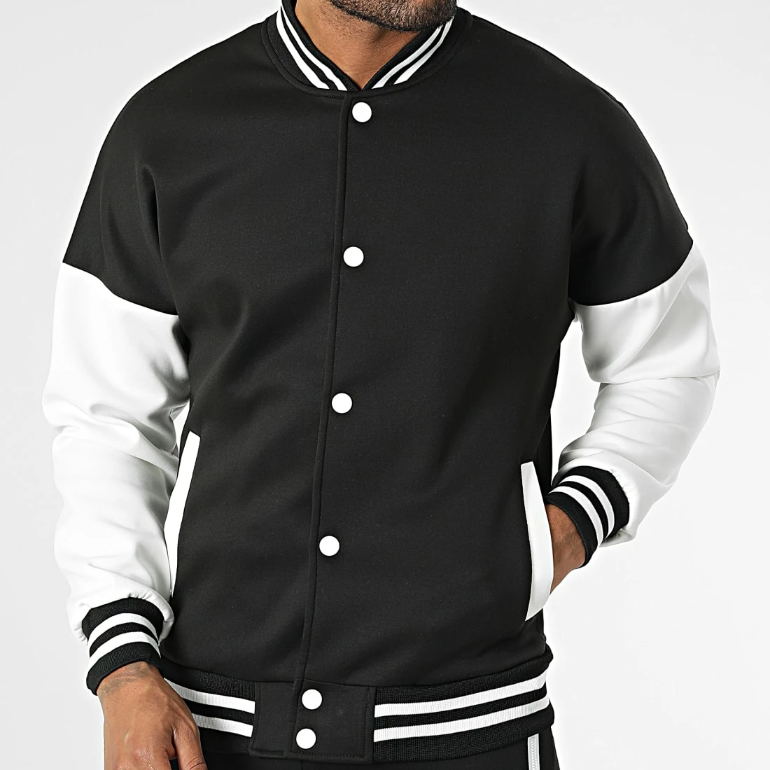 Meilleure affaire 🛒 Ensemble Veste Teddy Et Pantalon Cargo T1110 Noir de MTX 🧨 – Image 3