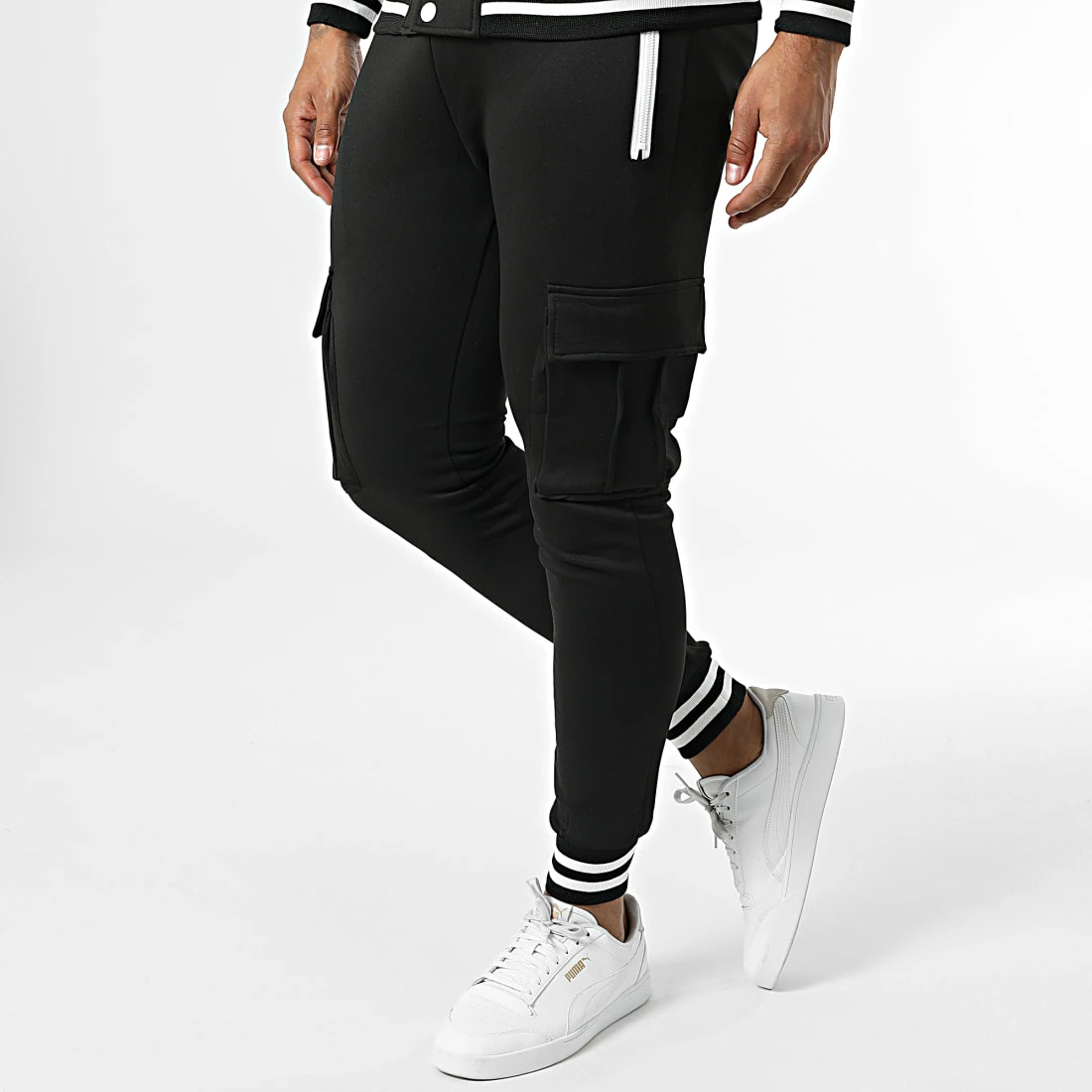 Meilleure affaire 🛒 Ensemble Veste Teddy Et Pantalon Cargo T1110 Noir de MTX 🧨 – Image 4