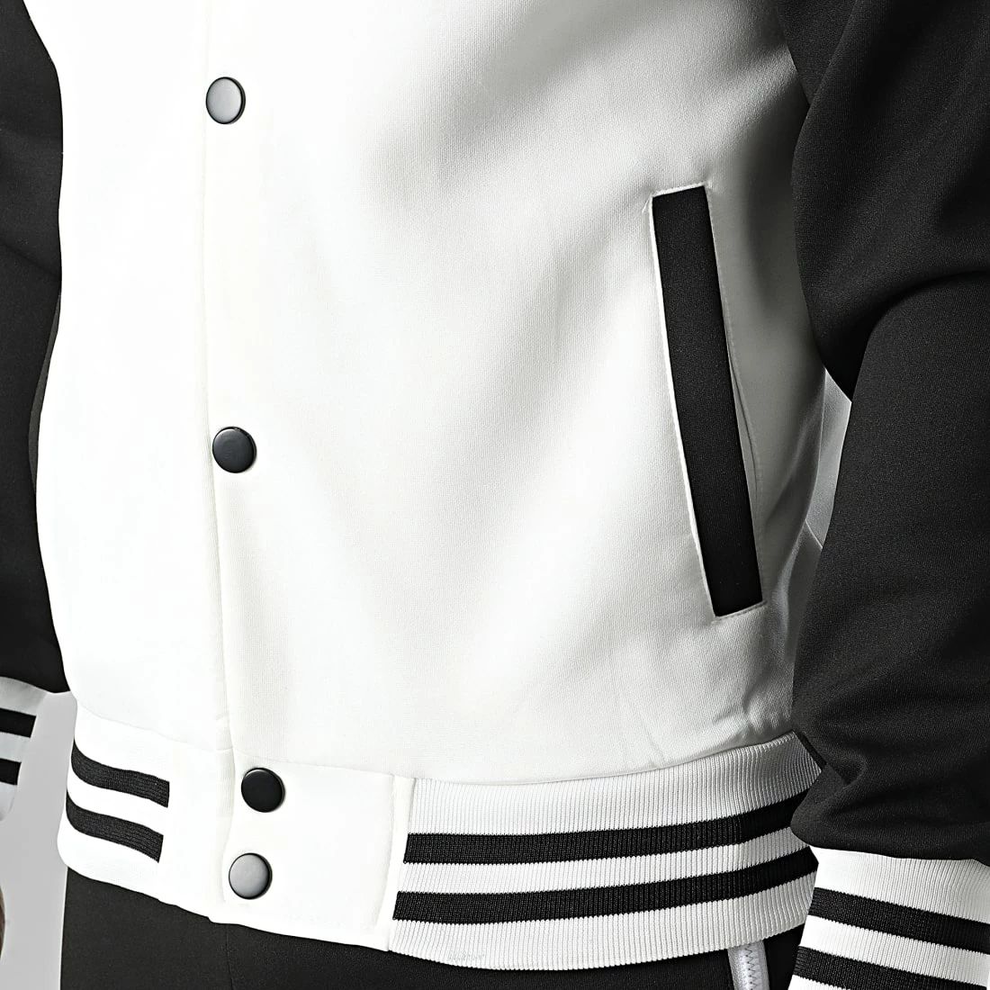 De gros ✔️ Ensemble Veste Teddy Et Pantalon Cargo T1110 Blanc de MTX 👍 – Image 2