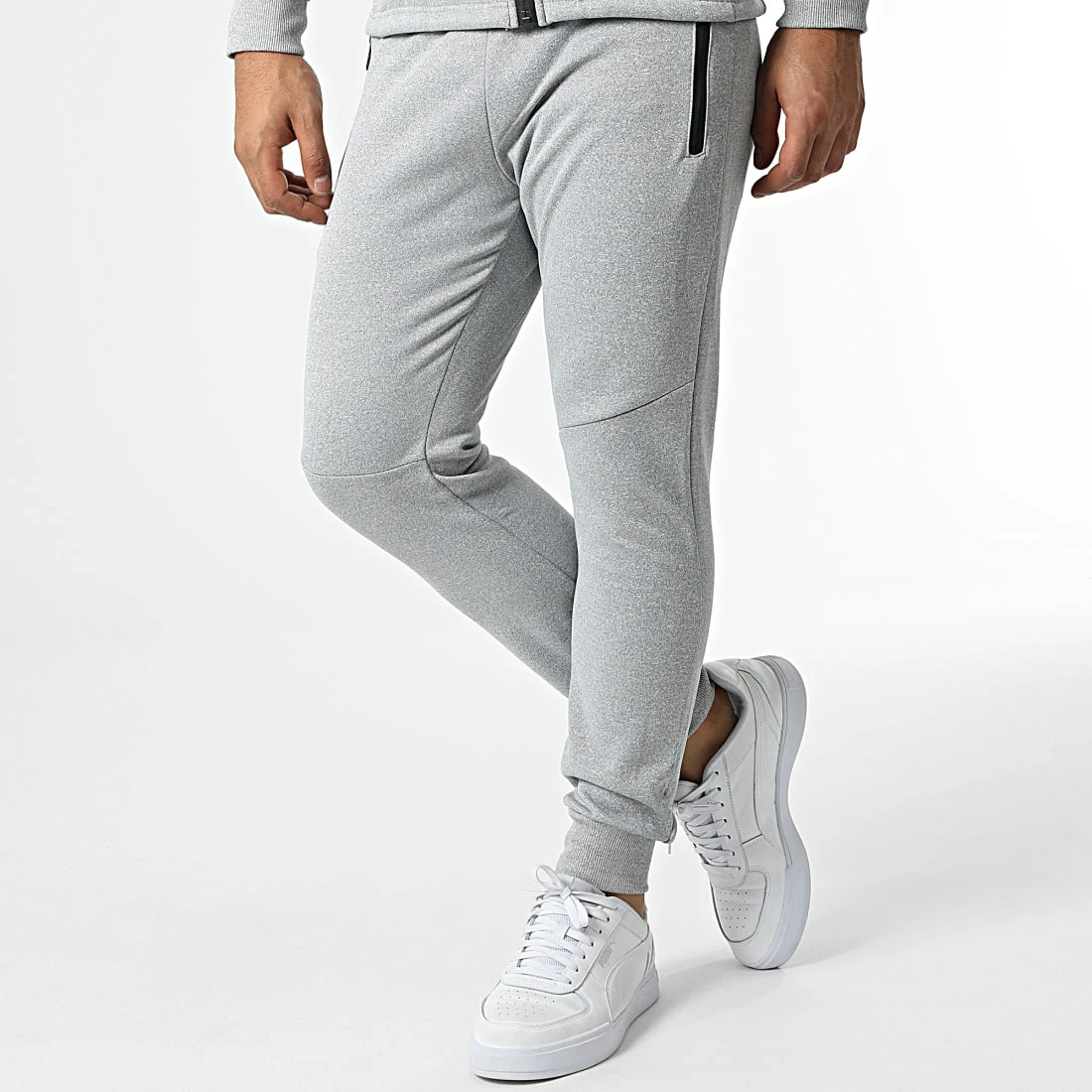 Le moins cher ✨ Ensemble De Survetement H-03 Noir Gris Chiné de MTX 🔔 – Image 4