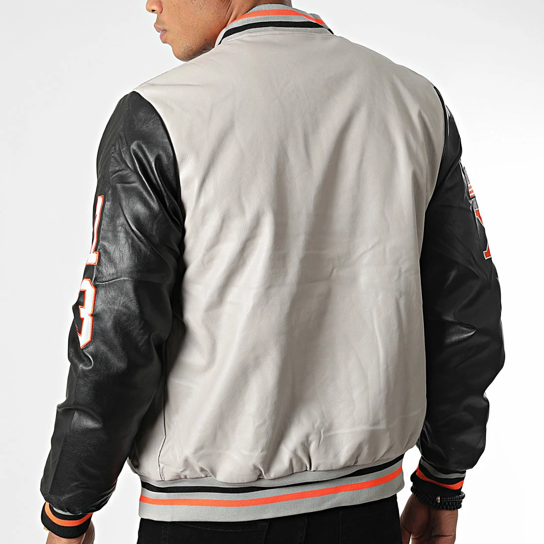 Budget 👍 Veste Teddy ART-3 Gris Noir de MTX 🔔 – Image 4