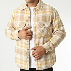 Les meilleures critiques de 🤩 Surchemise A Carreaux YT130 Orange Beige de MTX 🛒