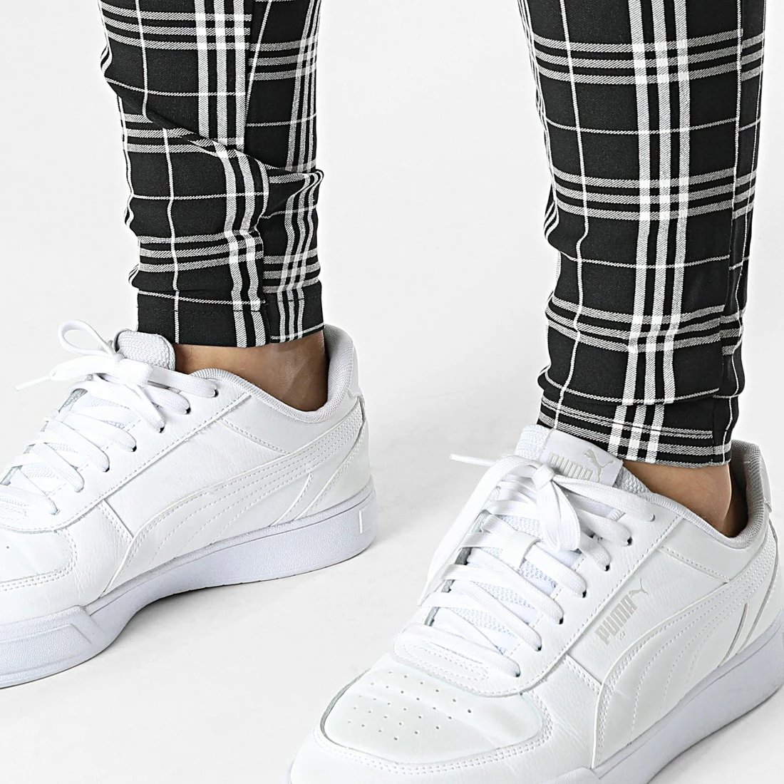 Sortie 🌟 Pantalon A Carreaux K755 Noir Blanc de MTX ⌛ – Image 2